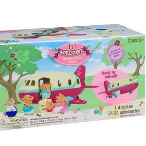 Lil Woodzeez Honeysuckle Airway Airplane Unopened